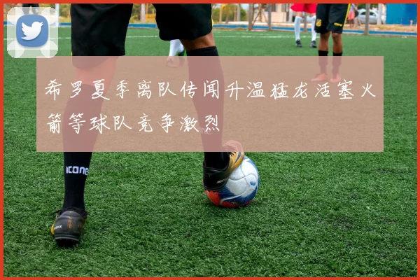 希罗夏季离队传闻升温猛龙活塞火箭等球队竞争激烈